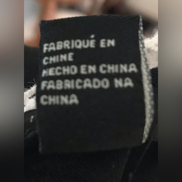 Cute Black Short Sleeve Dress with White Lace Zipper Size Large - Picture 7 of 8